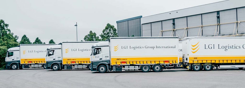 LGI truck in front of warehouse Glossary C