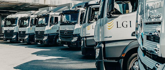 LGI Trucks For Europe Wide Freight Forwarding 2006