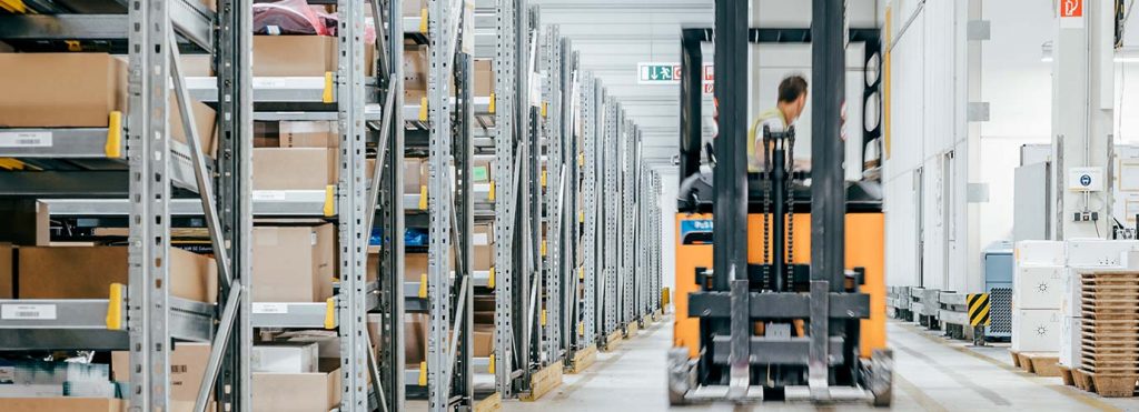 forklift driver in LGI warehouse - Glossary R